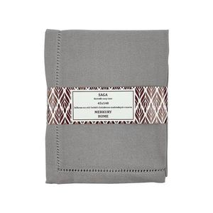 Behúň SAGA svetlošedá 45x140 easy care vyobraziť