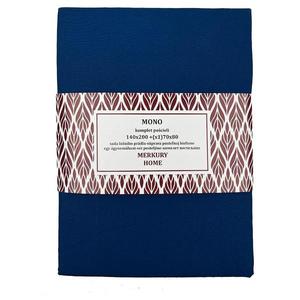 Obliečky Mono bavlna indigo 140x200 + (1) 70x80 Merkury Home vyobraziť