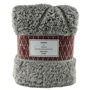 Deka Sherpa 130x160 sivý Merkury Home vyobraziť