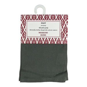 Obrúsok PAST tmavošedá hladká 45x45 kpl. 4 ks vyobraziť