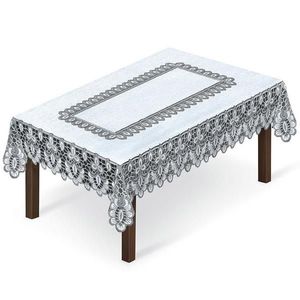 Žakárový obrus 249990 140X220 bielo-sivá vyobraziť