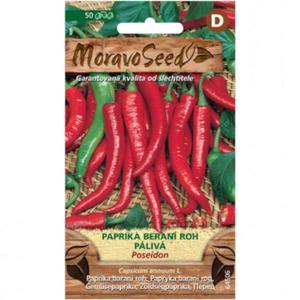 Paprika zeleninová Poseidon, typ baraní roh, pálivá vyobraziť