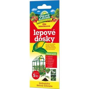Zdravá Zahrada – Žlté lepové dosky 5 ks - interiérové vyobraziť