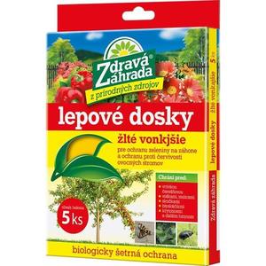 Zdravá Zahrada – Žlté lepové dosky 5ks - exteriérové vyobraziť