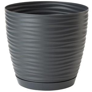 Sahara Petit okrúhly s podstavcom 11 cm antracit vyobraziť