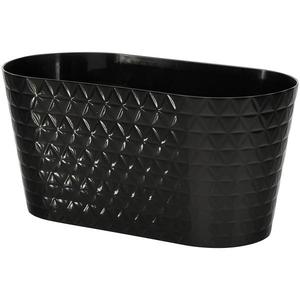 Kvetináč Sahara Diament Petit 27 cm čierna vyobraziť