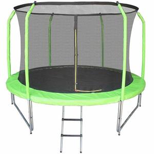 Trampolína COMFORT s rebríkom 244 cm zelená vyobraziť