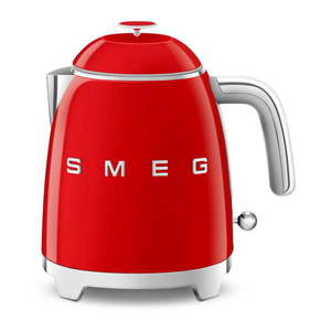 Červená rýchlovarná kanvica z nehrdzavejúcej ocele 800 ml Retro Style – SMEG vyobraziť