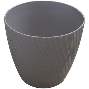 Kvetináč Mika S Podstavcom 17 cm taupe vyobraziť