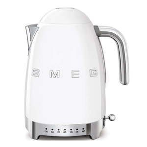 Biela rýchlovarná kanvica z nehrdzavejúcej ocele 1, 7 l Retro Style – SMEG vyobraziť