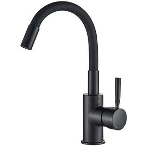 Flexibilná umývadlová a drezová batéria Mini black vyobraziť