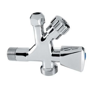 Rohový ventil Kombi 3/8” x 1/2” x 3/4” chróm vyobraziť