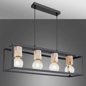 Lampa 15476-4H čierna-zlatá LS4 vyobraziť
