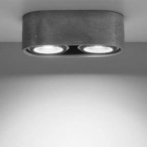 Stropná lampa Ellen 2 betón vyobraziť