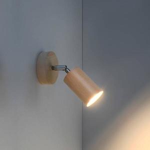 Nástenná lampa Rinne prírodné drevo vyobraziť