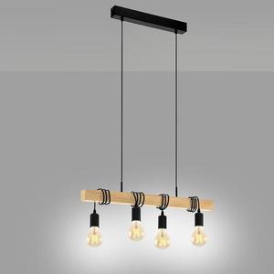 Luster TOWNSHEND BLACK 32916 LW4 vyobraziť