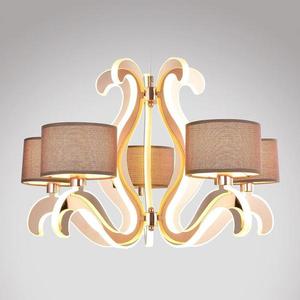 Ambrosia 3 Závesné svietidlo 5x40w E14 + 43, 4w Led Meď vyobraziť