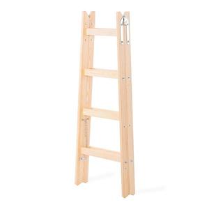 Drevený rebrík dvojstranný 4-stupňový 150 kg vyobraziť