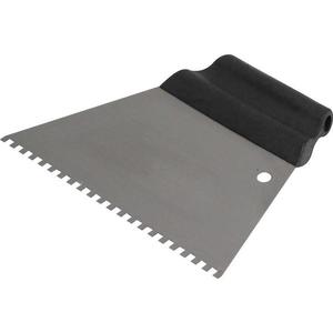 Špachtla kovová ozubená 6x6mm 180mm vyobraziť