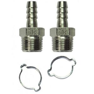 Hadicové tvarovky Ø 8x13mm 3/8\M so svorkami vyobraziť