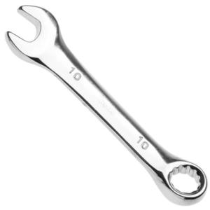 Kľúč, ocko-plochý, krátky, 10 mm, Drel vyobraziť