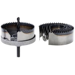 Dierovačky do dreva, kalené zuby, 26-63 mm, h 25 mm, sada 7 ks, Drel vyobraziť