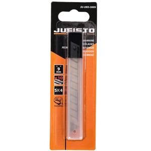 Náhradné čepele pre odlamovacie nože, 9 mm, 10 ks, Jufisto vyobraziť