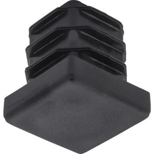 Štvorcová vtláčaná záslepka 30x30 mm čierna (4ks) vyobraziť