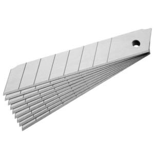 Náhradné čepele pre odlamovacie nože, 18 mm, 10 ks, Drel vyobraziť