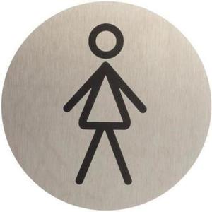 Označenie WC dámske inox vyobraziť