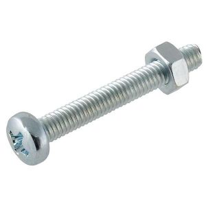 Skrutka s oblou hlavičkou pozink M6X40mm vyobraziť