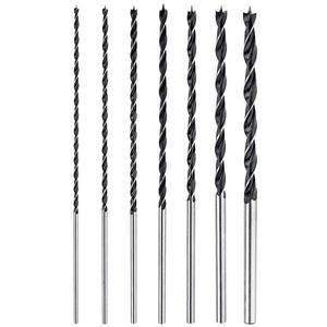 Vrtáky do dreva, predlžované, 4, 5, 6, 7, 8, 10, 12 mm x 300 mm, sada 7 ks, Drel vyobraziť