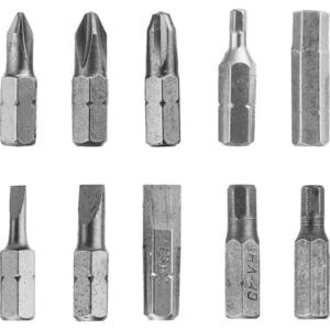 Skrutkovacie bity, SL: 3/5/7, PH: 1/2/3, H: 3/4/5/6 x 25 mm, sada 10 ks, Drel vyobraziť