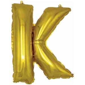 Fóliový balón písmeno K My Party 30cm vyobraziť
