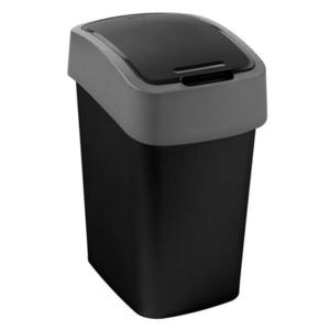 Kôš na smeti 9l 229418 čierna/ strieborná vyobraziť