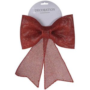 Mašlička 24 cm glitter red CAA006670 vyobraziť