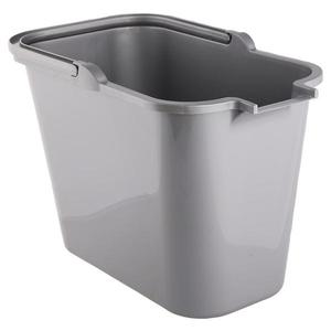 Vedro obdĺžnikový 12l striebro vyobraziť