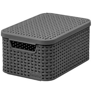 Košík S s vrchnákom Style 6l 205841 tmavošedý vyobraziť