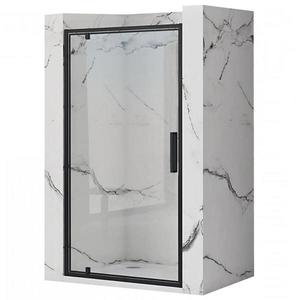 Sprchové dvere Rapid Swing 80x195 black Rea K6408 vyobraziť