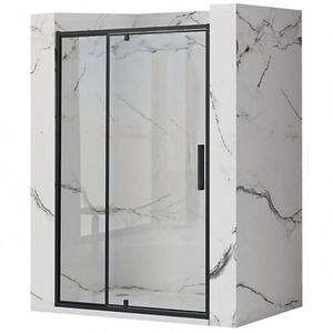 Sprchové dvere Rapid Swing 120x195 black Rea K6413 vyobraziť