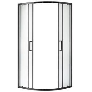 Sprchový kút Aura 90x90x190 black vyobraziť