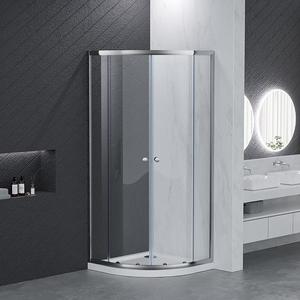 Sprchový kút polkruhový Uni 90x90x185 chróm vyobraziť