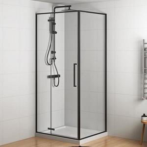 Sprchový kút Etna 100x80 black vyobraziť