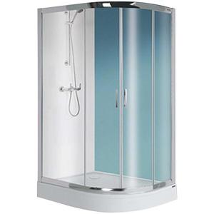 Sprchový kút KP4/TX5B 80/100 W0 SB+BP+OBP 2EL GLASS vyobraziť