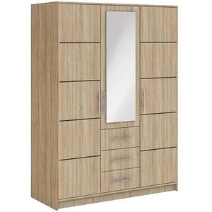 Skriňa Bali D3 147 cm dub sonoma vyobraziť