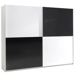 Skriňa Lux 4 244 cm čierna/biela vyobraziť