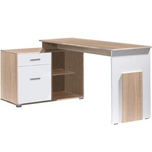 Písací stôl Como Korner dub sonoma/biely alpská 60 vyobraziť