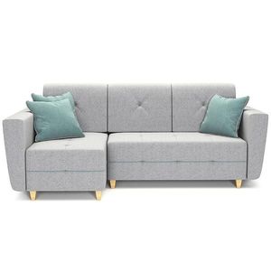 Rohová sedacia súprava Grey L Enzo 162+Enzo 154 dr narural J.SZ vyobraziť