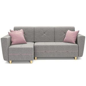Rohová sedacia súprava Grey L Enzo 161 + Enzo 152 dr narural C.SZ vyobraziť