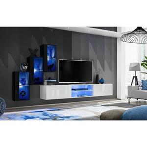 Obývacia Stena Switch Xxii Čierna/Biely vyobraziť